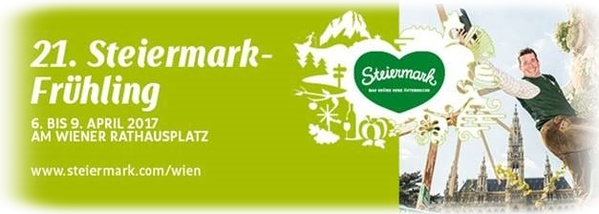 Steiermarkfrühling Wien Rathausplatz 2017 Logo