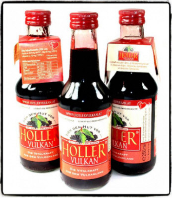 Holunder (Holunderbeere), schwarze Johannisbeere, rote Johannisbeere, Aronia (Aroniabeere), Apfel